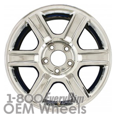 Picture of Lincoln AVIATOR (2003-2005) 17x7.5 Aluminum Alloy Chrome  (for use with TPMS Sensor) 6 Spoke [03563B]