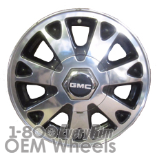 Picture of GMC ENVOY (1998) 15x7 Aluminum Alloy Machined with Black 7 Spoke [05064A]