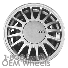 Picture of Audi 4000 (1984-1987) 14x6 Aluminum Alloy Silver 16 Spoke [58634]