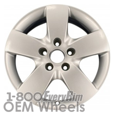 Picture of Audi A6 (2002-2004) 16x7 Aluminum Alloy Silver 5 Spoke [58753]