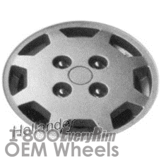 Picture of Dodge COLT (1987-1988) 13x5 Aluminum Alloy Silver 8 Spoke [61652]