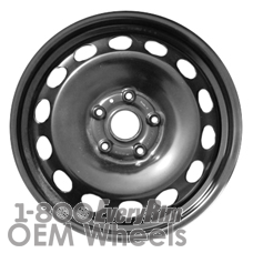 Picture of Fiat 500 (2014-2018) 16x6.5 Steel Black 14 Hole [61667]