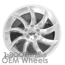 Picture of Mercedes SLR (2005-2009) 19x11.5 Aluminum Alloy Hyper Silver 9 Spoke [65344]