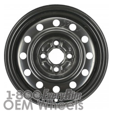 Picture of Saturn S SERIES (1991-2002) 14x5 Steel Black 12 Hole [07001]