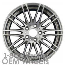 Picture of BMW 135i (2008-2013) 18x7.5 Aluminum Alloy Machined with Grey 10 Double Spoke [71295]
