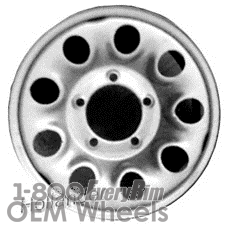 Picture of Suzuki SIDEKICK (1989-1997) 15x5.5 Steel Chrome 9 Hole [72634B]