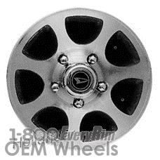 Picture of Daihatsu ROCKY (1991-1992) 15x6 Aluminum Alloy Silver 7 Slot [73140]