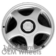 Picture of Daewoo LANOS (1998-2002) 14x5.5 Aluminum Alloy Silver 5 Spoke [75138]
